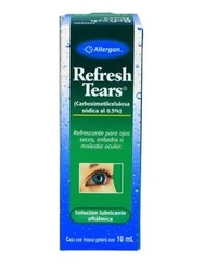 [7501201400567] REFRESH TEARS (CARBOXIMETILCELULOSA) GTS 10ML
