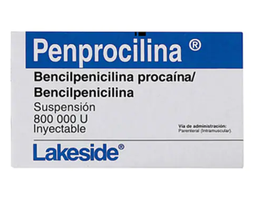 [7502009340161] PENPROCICLINA (BENCILPENICILINA PROCAINA/BENCILPENICILINA) FCO AMP 80000UI C1