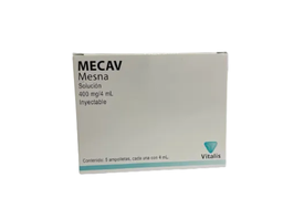 [7502245840104] MECAV (MESNA) AMP 400MG/4ML C5