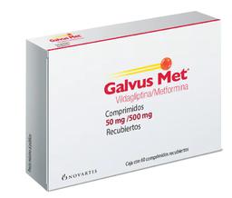 [7501094917036] GALVUS MET (VIDAGLIPTINA/METFORMINA) COMP 50MG/500MG  C56
