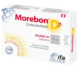 [7501249600912] MOREBON D3 (COLECALCIFEROL) TAB 50,000UI C4